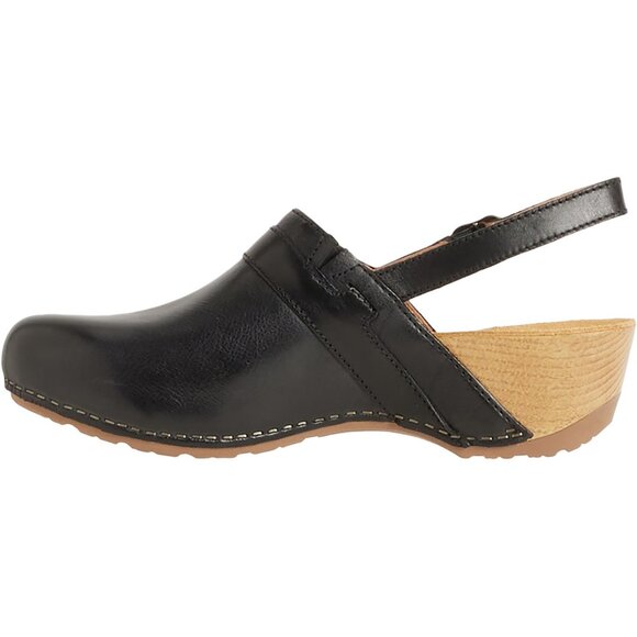 NEW  Dansko Tammy Clogs - Leather For Women in black 7255s3 - Picture 3 of 8